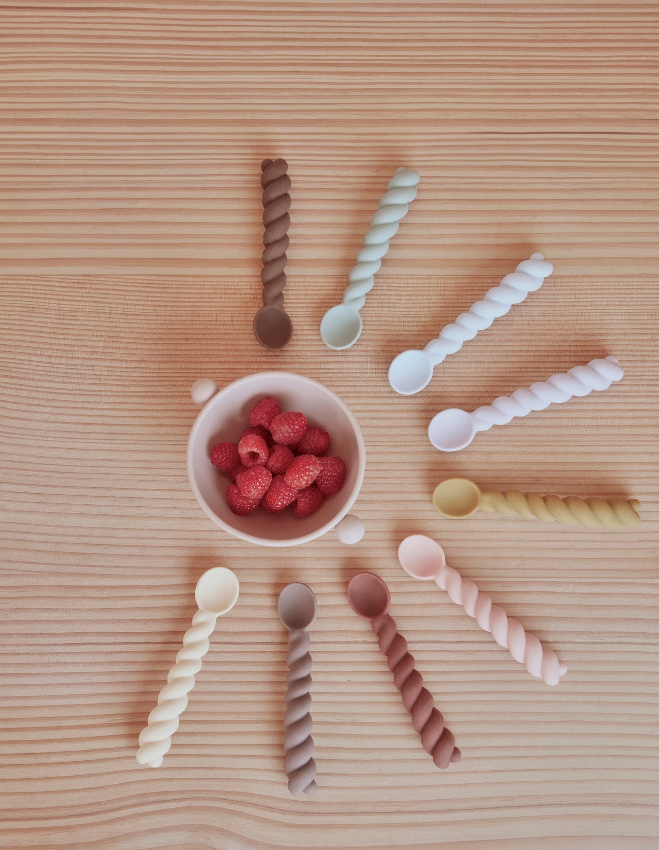 Pack of 3 Mellow Spoon in Nutmeg / Rose / Choko