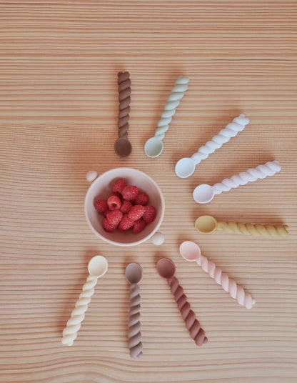 Pack of 3 Mellow Spoon in Nutmeg / Rose / Choko